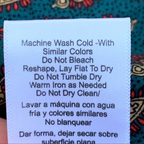 Lascana for Venus Boho Paisley Tunic Top with Fringe Tie Women Medium - Picture 9 of 11